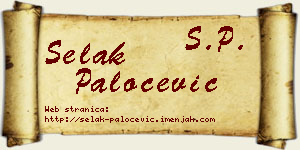 Selak Paločević vizit kartica